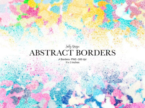 Abstract Floral Border Collection