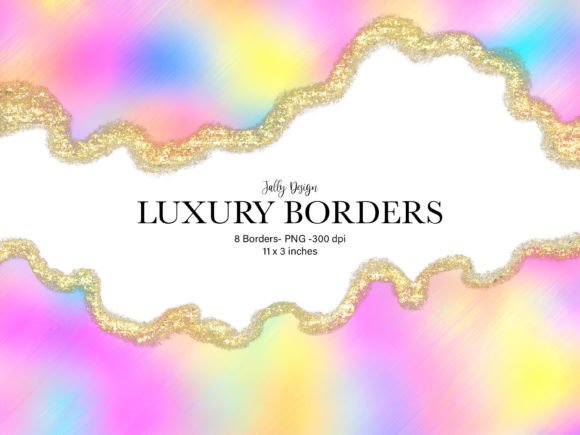 Colorful Blurred Lights Borders Clip Art: A Practical Review for Digital and Print Design