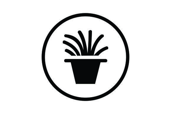 Decorative Flower Pot Icon