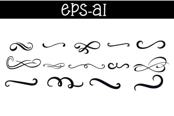 Decorative Wavy Flourishes Vector Design: Strategic Integration for Professional Projects
