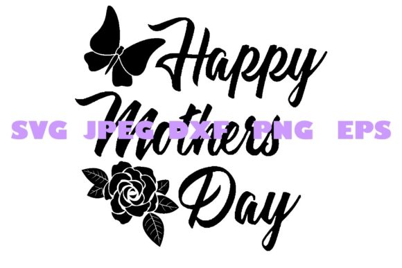 Elegant Decorative Mothers Day DXF 11