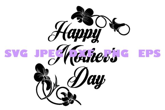 Elegant Decorative Mothers Day DXF 15