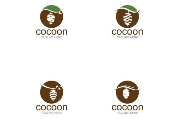 Evaluating the Cocoon Logo Template Vector Icon for Brand Identity Design