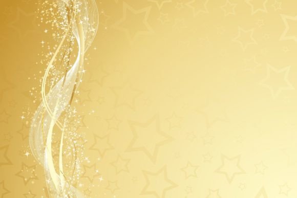 Gold Stars Christmas Background