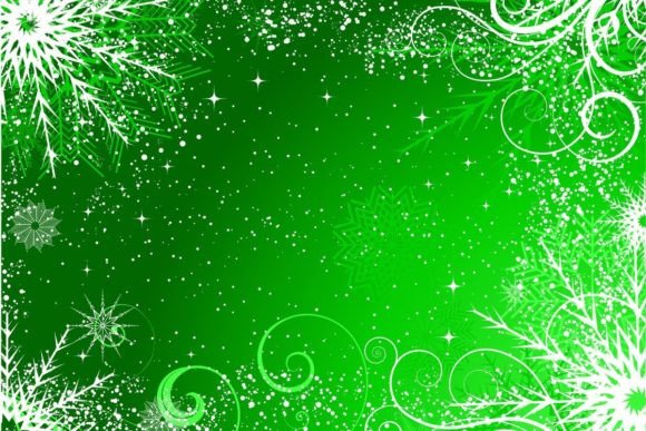 Green Winter Background