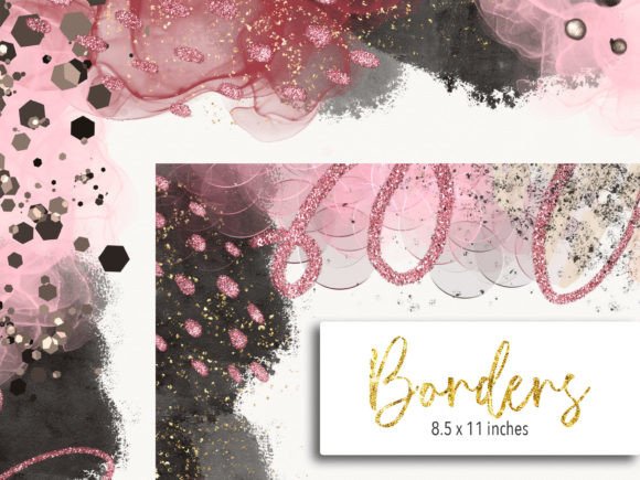 Luxury Pink Border Clip Art: Elevate Your Designs