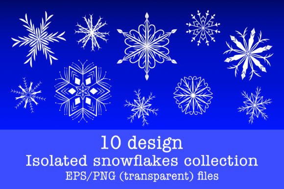 Snowflakes Collection Sublimation