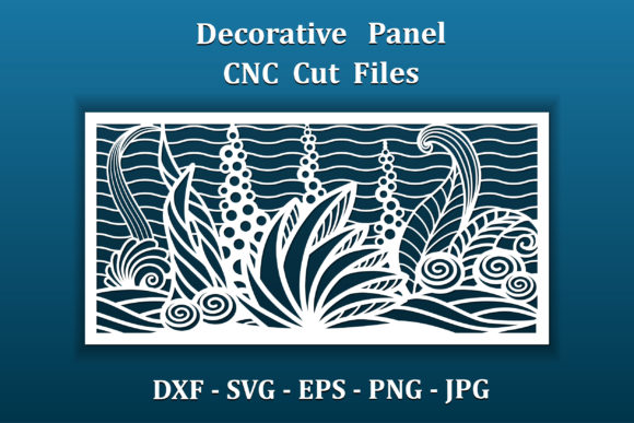 Undersea World Panel, Cnc Cut Files
