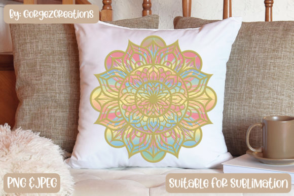 Unlocking the Art of Sublimation: A Deep Dive into the Decorative Yellow Mandala Design