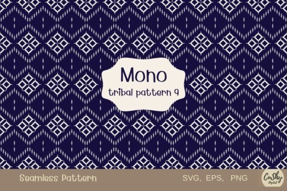 Unlocking the Artistic Potential of Mono Tribal Pattern9 for Modern Design Projects