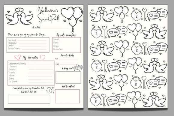 Valentine’s Day Secret Pal Questionnaire